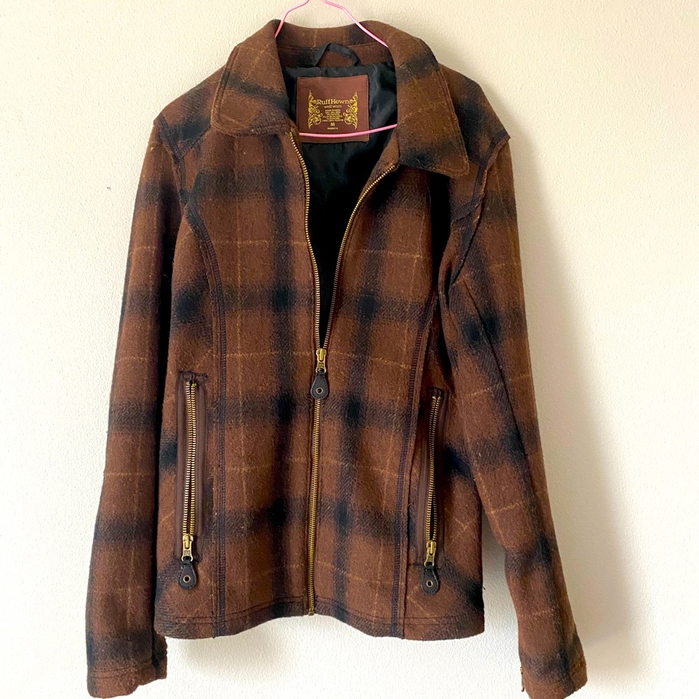 Brown Plaid Jacket